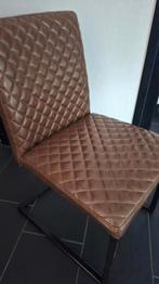 4 eetkamerstoelen, Ophalen, Zo goed als nieuw, Leer