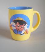 Disney Pinokkio mok - Esso  geel blauwe mok, Verzamelen, Ophalen of Verzenden, Zo goed als nieuw, Peter Pan of Pinokkio, Servies