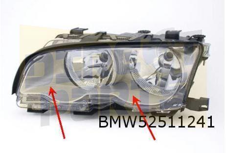 BMW 3-serie Coupe / Cabriolet (9/01-3/03) koplamp Links (Tit, Auto-onderdelen, Verlichting, BMW, Nieuw, Verzenden