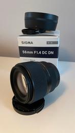 Sigma 56mm f1.4 DC DN Fujifilm FX mount, Audio, Tv en Foto, Ophalen of Verzenden, Zo goed als nieuw