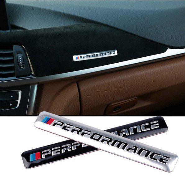 Bmw Performance badge. Zwart&Chroom. Nieuw!, Auto diversen, Tuning en Styling, Ophalen of Verzenden