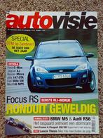 AutoVisie: Peugeot 206 SW, Ford Focus RS, Volvo S60, BMW M5, Boeken, Ophalen of Verzenden, Zo goed als nieuw, Algemeen
