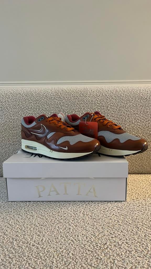 Nike Air Max 1 Dark Russet - Nieuwstaat!, Ophalen of Verzenden, Nieuw, Bruin, Sneakers of Gympen