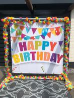 Happy birthday banner huren € 17,50 iframe te huur 16 18 50, Ophalen, Zo goed als nieuw