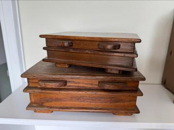 Houten sieraden kistjes beschikbaar voor biedingen