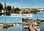 Groeten uit Heeg [Fr.] - 4 afb - 1985 gelopen, Verzamelen, Ansichtkaarten | Nederland, Ophalen of Verzenden, Voor 1920, Gelopen