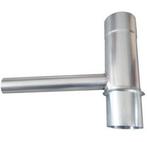 Zinken Regentonvuller ø80mm voor een regenpijp, Doe-het-zelf en Verbouw, Buizen en Afvoer, Nieuw, Ophalen of Verzenden, Zink, Minder dan 2 meter