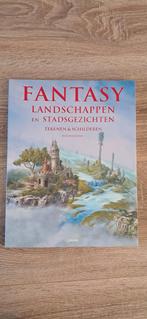 Fantasy Landschappen Teken- en Schilderboek, Ophalen of Verzenden, Zo goed als nieuw, Overige onderwerpen