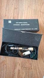 2x Hosiden CDM-1441 Microfoons - Vintage Dynamisch, Ophalen of Verzenden, Gebruikt, Zangmicrofoon