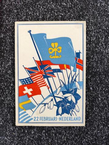 Ansichtkaart 22 Februari Nederland beschikbaar voor biedingen