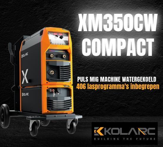 Kolarc XM350 Compact WTGK Pulse Mig Mag Co2 Lasapparaat, Doe-het-zelf en Verbouw, Gereedschap | Lasapparaten, Nieuw, Co2, 250 ampère of meer