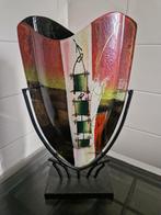 Vaas - Designobject, Huis en Inrichting, Overige kleuren, Ophalen of Verzenden, Minder dan 50 cm, Glas