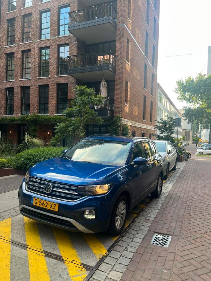 Volkswagen T-Cross 1.0 TSI 115pk 7-DSG 2020 Blauw, Auto's, Volkswagen, Particulier, T-Cross, ABS, Adaptive Cruise Control, Airbags