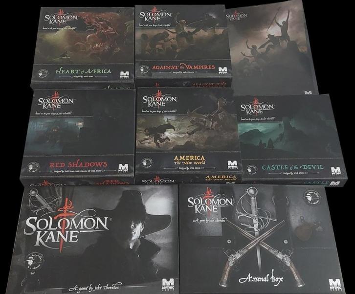 Solomon Kane KS Allin megapakket (incl Errata, out-of-print), Hobby en Vrije tijd, Gezelschapsspellen | Bordspellen, Ophalen of Verzenden