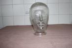 Vintage glazen hoofd, kop voor bijv. koptelefoon., Verzamelen, Ophalen, Overige typen