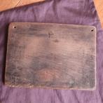 Banketbakker: Antieke Houten Speculaasplank Vrouw op Fiets, Verzenden