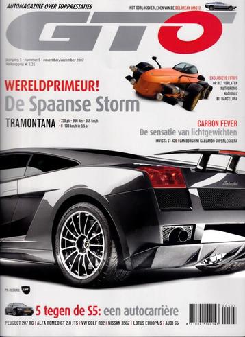 GTO 5 2007 : Peugeot 207RC - Alfa Romeo GT - VW Golf R32 beschikbaar voor biedingen