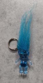 Sleutelhanger blauwe TROL Retro / Vintage, Verzamelen, Sleutelhangers, Ophalen of Verzenden, Zo goed als nieuw, Knuffel of Figuurtje