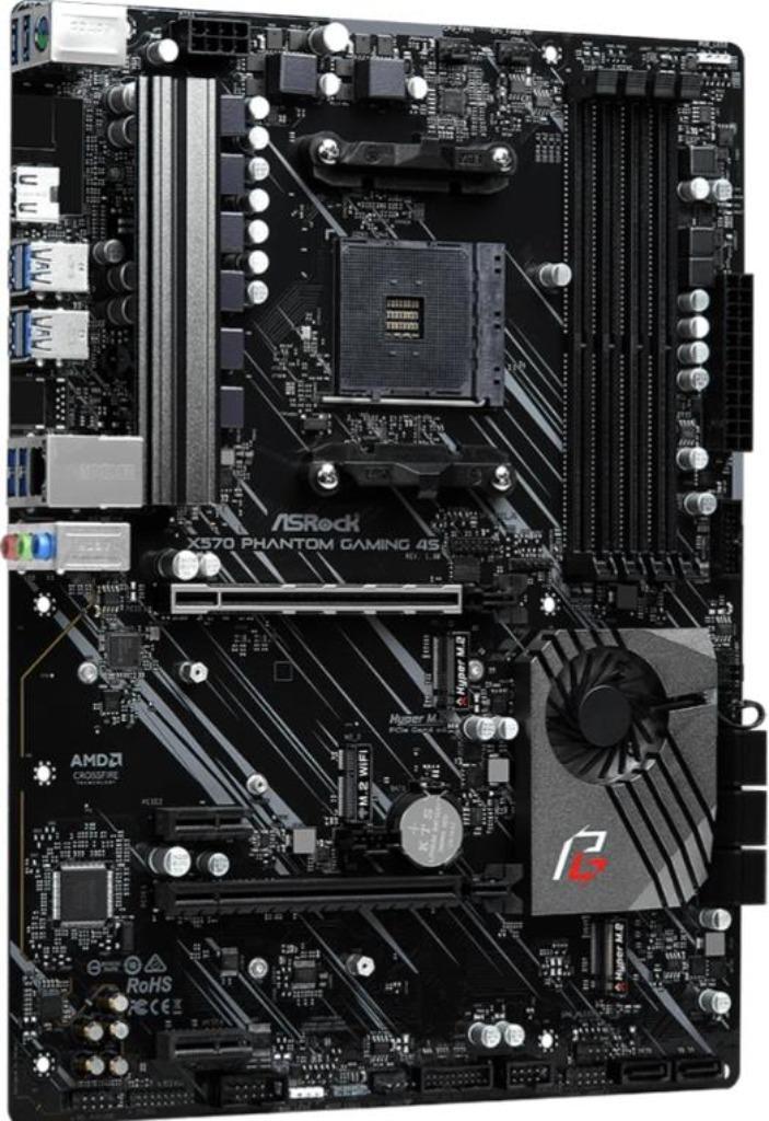 ASRock X570 Phantom Gaming 4S, Computers en Software, Moederborden, Zo goed als nieuw, Intel, DDR4, Ophalen of Verzenden