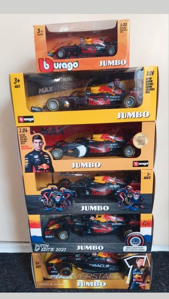 Max Verstappen 2017,2018,2019,2020.2021,2022,2023 set van 7, Verzamelen, Automerken, Motoren en Formule 1, Nieuw, Auto's, Ophalen