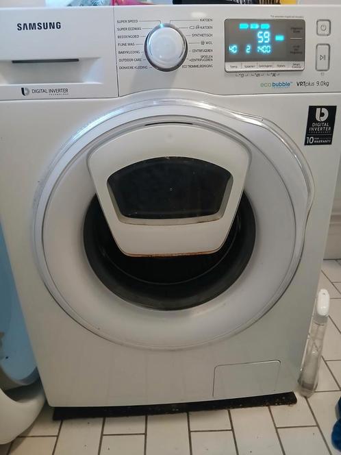 Samsung eco bubbel 9 kg digital inverter, Witgoed en Apparatuur, Wasmachines, Gebruikt, Voorlader, 8 tot 10 kg, 85 tot 90 cm, 1200 tot 1600 toeren