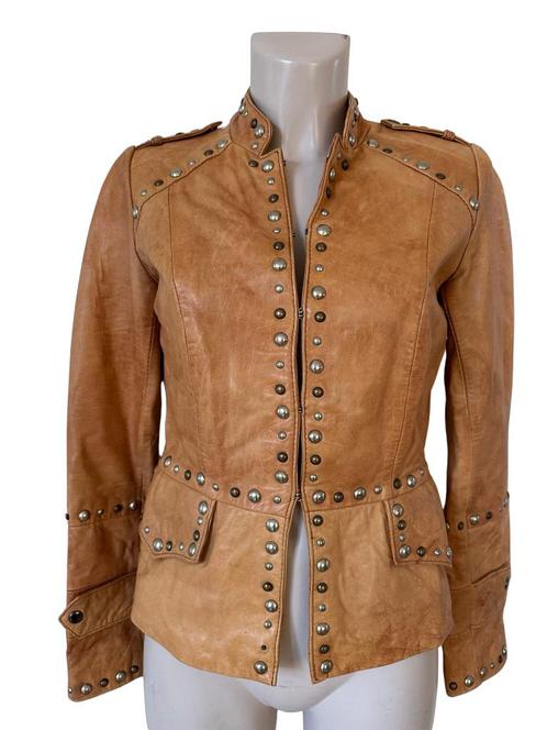 Ibana Rouge jack S, Kleding | Dames, Jassen | Zomer, Zo goed als nieuw, Maat 36 (S), Bruin, Ophalen of Verzenden