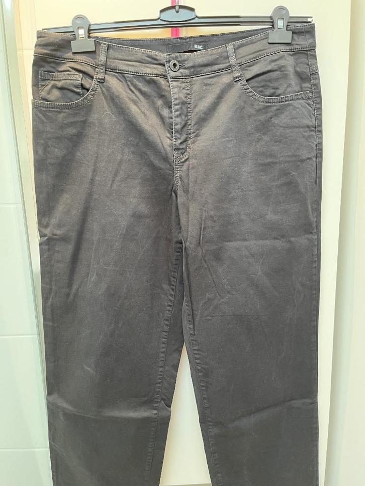 Mac Gracia zwart 46, Kleding | Dames, Broeken en Pantalons, Zo goed als nieuw, Maat 46/48 (XL) of groter, Zwart, Lang, Verzenden