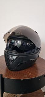 Bayard2 Motorhelm - Matzwart, Incl. Vizieren & Zonneklep, Dames, Integraalhelm, L, Tweedehands