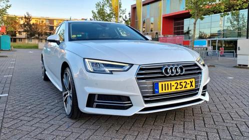 Audi A4 2.0 TDI S-Tronic 2017 Wit NAP, Auto's, Audi, Particulier, A4, Diesel, Stationwagon, Automaat, Wit, Leder, Voorwielaandrijving