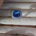 Swarovski princes ring 58mt, Ophalen of Verzenden, Zo goed als nieuw, Zilver, Dame