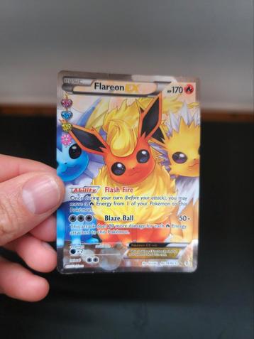Flareon EX Pokémon Kaart  beschikbaar voor biedingen