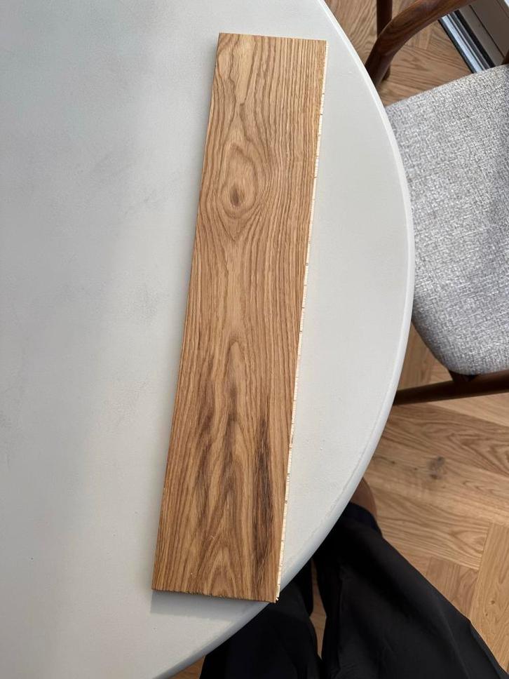 Eikenhouten Vissengraat Vloer - 3m2 (NIEUW), Doe-het-zelf en Verbouw, Vloerdelen en Plavuizen, Nieuw, Vloerdelen of -planken, Hout