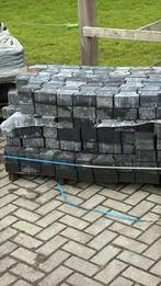 Antraciet halve h klinkers, Tuin en Terras, Ophalen, Zo goed als nieuw, Beton, Klinkers
