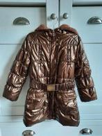 Jilly Bronskleurige Warme Winterjas met Ceintuur Maat 92-98, Kinderen en Baby's, Kinderkleding | Maat 98, Gebruikt, Meisje, Jilly