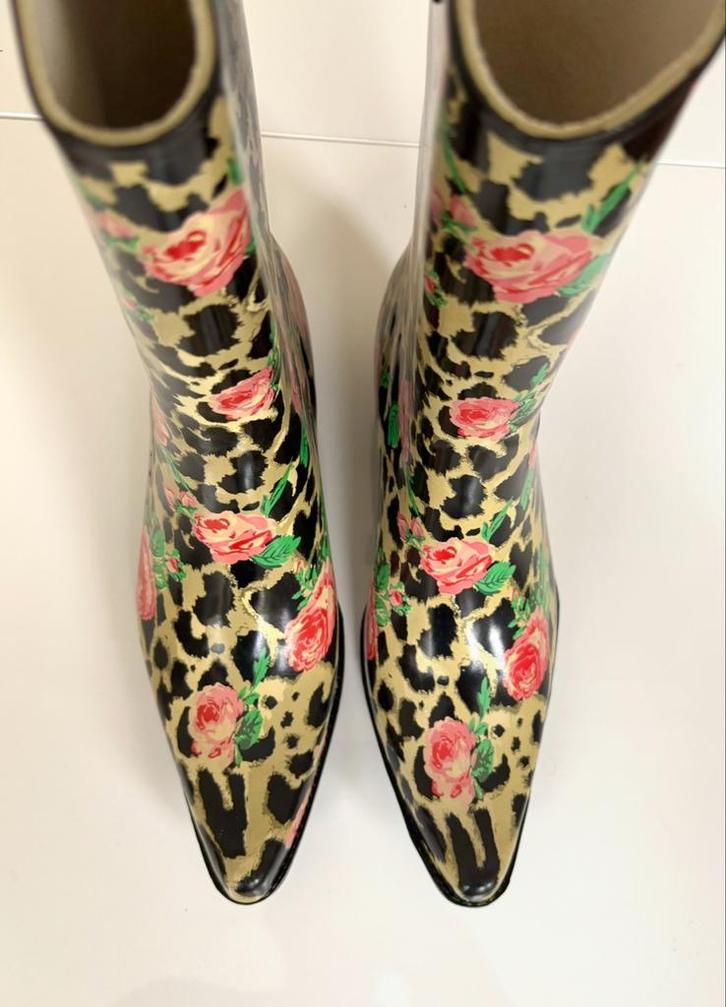 Hippe Bostons Cowboy Regenlaarzen Maat 40, Kleding | Dames, Schoenen, Zo goed als nieuw, Regenlaarzen, Overige kleuren, Ophalen of Verzenden
