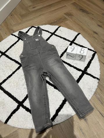≥ ZGAN grijs jeans denim In Extenso tuinbroek broek 92 98 baby