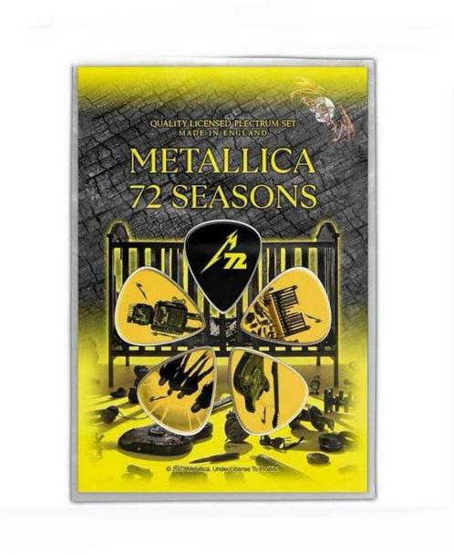 Metallica Plectrum-pakket, 72 Seasons, rock, metal, hobby, Verzamelen, Muziek, Artiesten en Beroemdheden, Nieuw, Gebruiksvoorwerp
