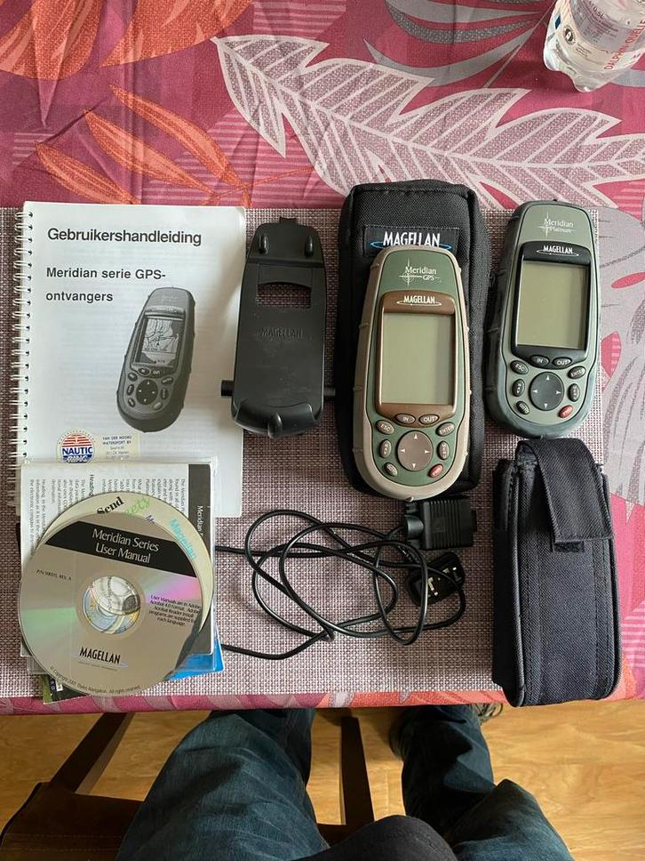 2x Magellan Meridian GPS (Platinum), Watersport en Boten, Navigatiemiddelen en Scheepselektronica, Gebruikt, Gps of Kompas, Ophalen of Verzenden
