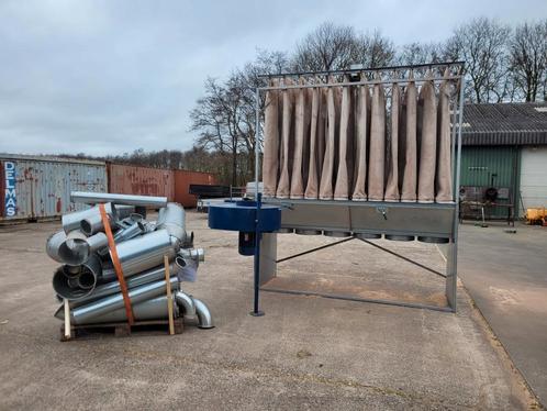 Nette complete Houtafzuiging hout afzuiginstallatie, Doe-het-zelf en Verbouw, Ventilatie en Afzuiging, Zo goed als nieuw, Afzuiger