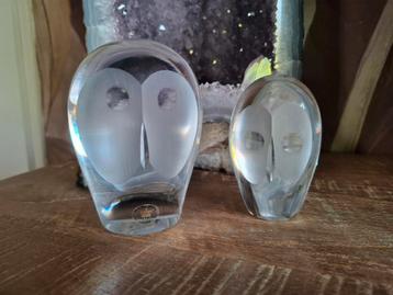 Vintage Royal Krona loodkristallen uilen, Hanne Dreutler beschikbaar voor biedingen