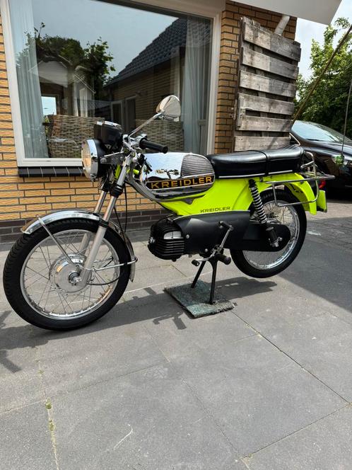 SUPER mooie set wielen grote leleu naven met klaver spaken, Fietsen en Brommers, Brommeronderdelen | Kreidler, Zo goed als nieuw