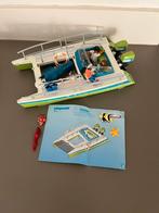 Doos met playmobil (12 sets)oa boten, politie, tent, zwembad, Ophalen, Gebruikt, Complete set