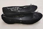 H&M kanten ballerina's mt. 38,5, H&M, Verzenden, Zwart, Nieuw
