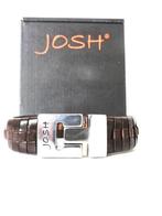 Nieuwe Josh heren armband, Ophalen of Verzenden, Nieuw, Bruin, Leer