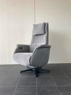 Z.g.a.n. grijze twice sta op stoel / relax fauteuil, Huis en Inrichting, Ophalen, Leer, Nvt, Nvt