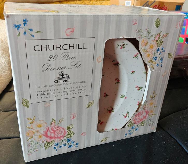 Churchill Servies - 20 Delig - Nieuw in Doos, Huis en Inrichting, Keuken | Servies, Nieuw, Compleet servies, Overige stijlen, Porselein
