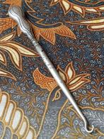 Originele antieke veterhaak uit Engeland van zilver 18,8 cm., Antiek en Kunst, Ophalen of Verzenden, Zilver