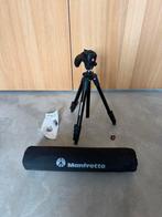 Manfrotto Compact Action Statief - Zwart, Gebruikt, Minder dan 150 cm, Met balhoofd, Ophalen of Verzenden