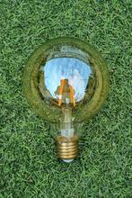 E27 RETRO FILAMENT LED-LAMP G95 4W 11522, Led-lamp, Minder dan 30 watt, Nieuw, Retro