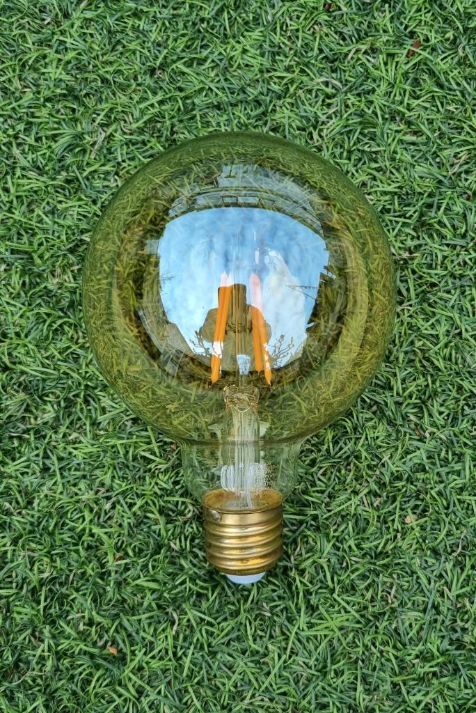 E27 RETRO FILAMENT LED-LAMP G95 4W 11522, Huis en Inrichting, Lampen | Losse lampen, Nieuw, Led-lamp, Minder dan 30 watt, E27 (groot)